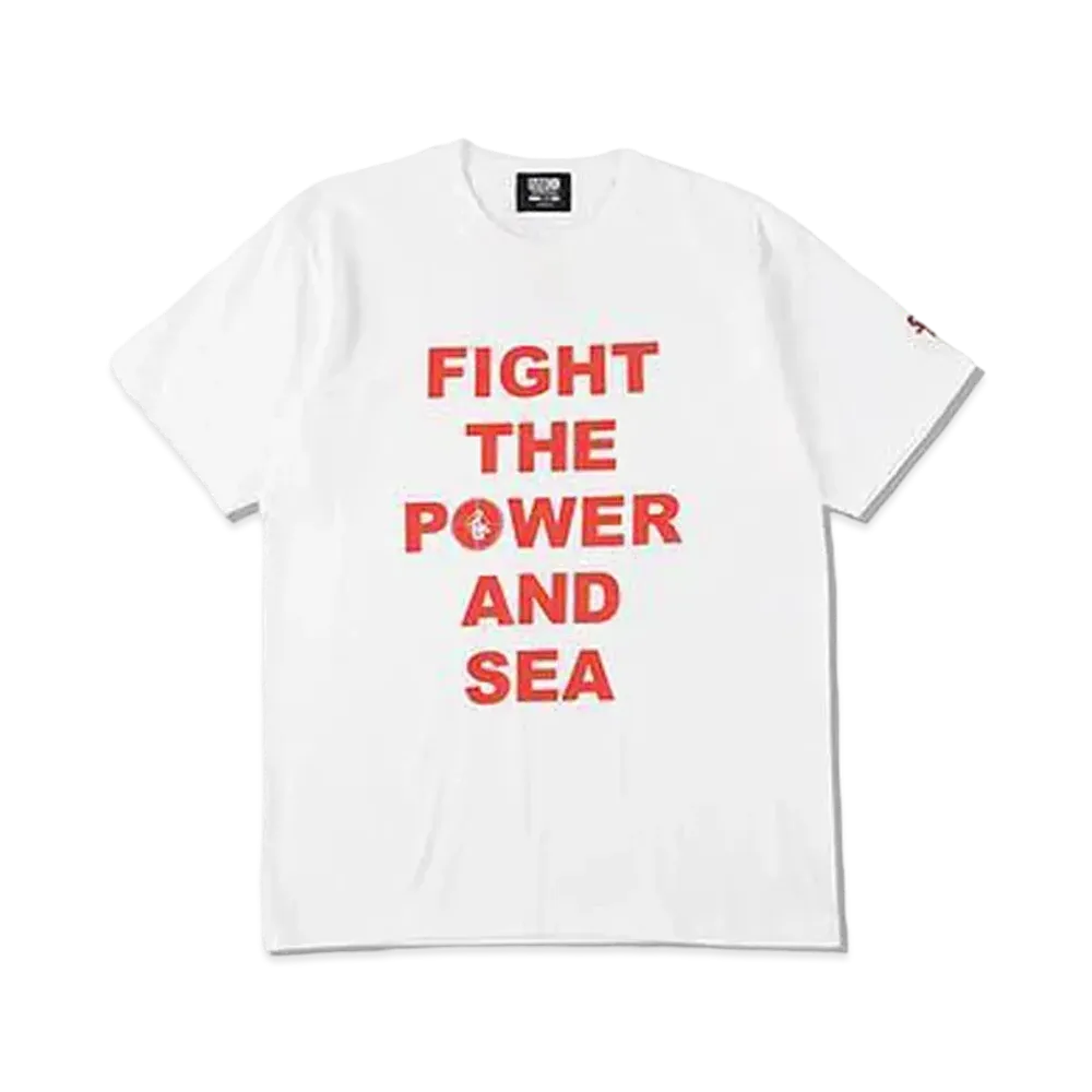 WIND AND SEA x Public Enemy -DTRT_FTP- S/S Tee "White"