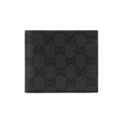 GUCCI GG Canvas Essence Classic Wallet "Black"