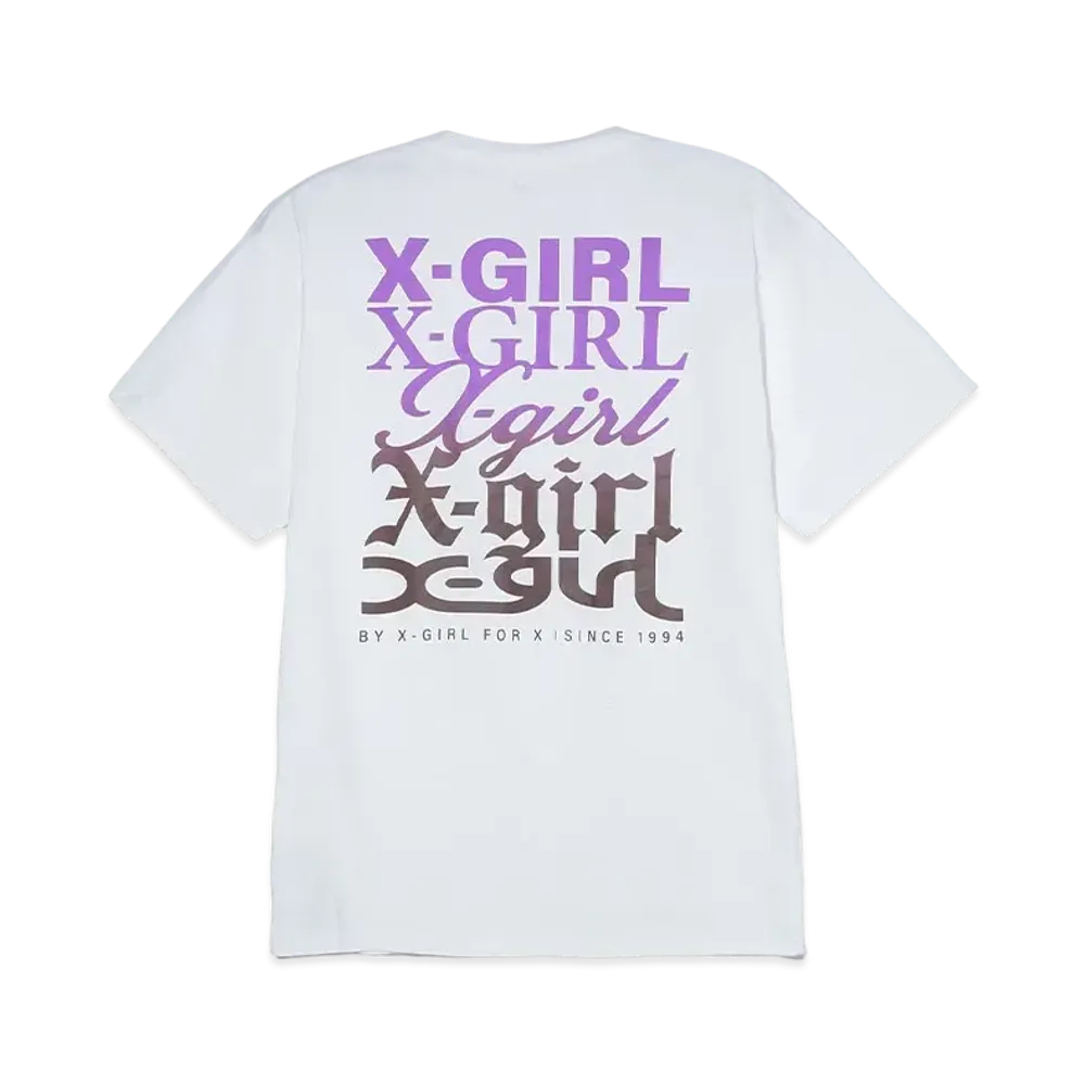 X-Girl Various Logos S/S Tee "White"