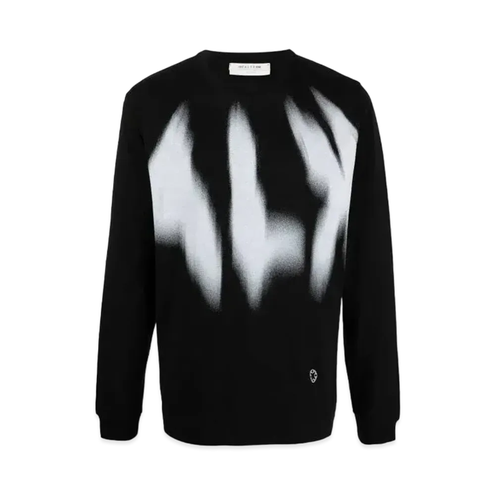 1017 ALYX 9SM Graffiti Logo-Print Sweatshirt "Black"