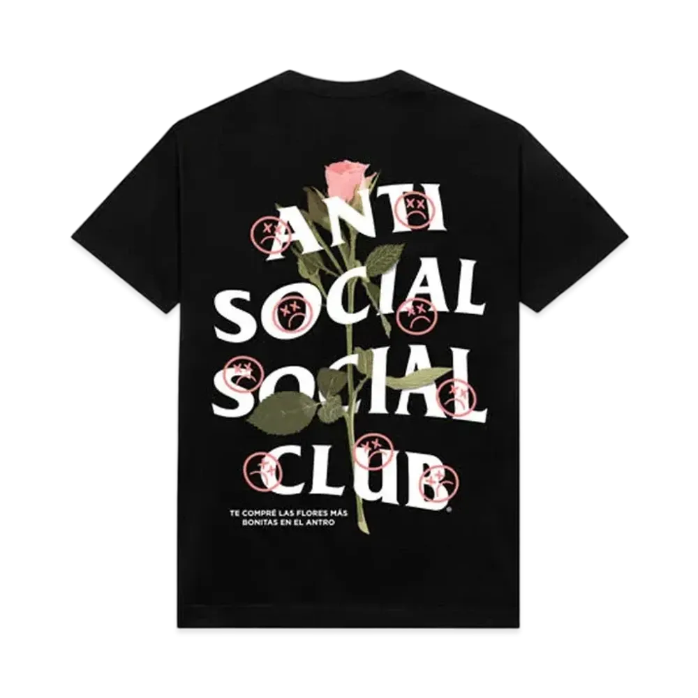 ANTI SOCIAL SOCIAL CLUB x Sadboyz Pink Rose SS Tee "Black"