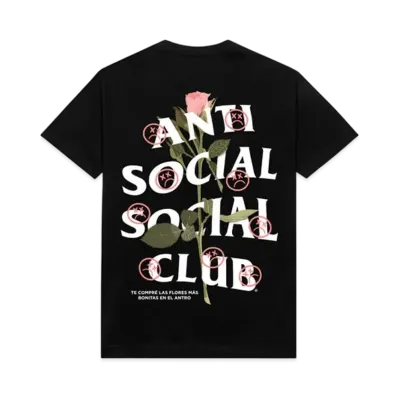 ANTI SOCIAL SOCIAL CLUB x Sadboyz Pink Rose SS Tee "Black"