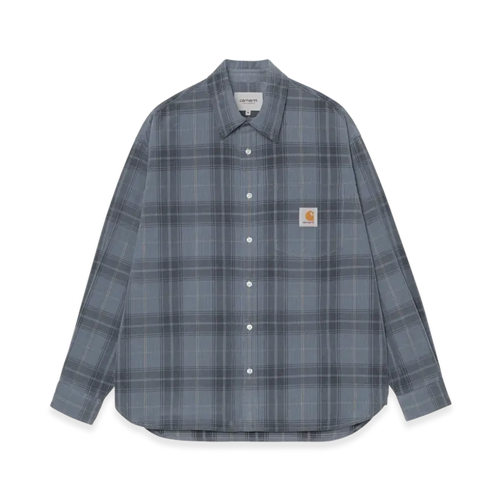 Carhartt WIP L/S Wilber Shirt "Wilber Check/Velvet Blue"