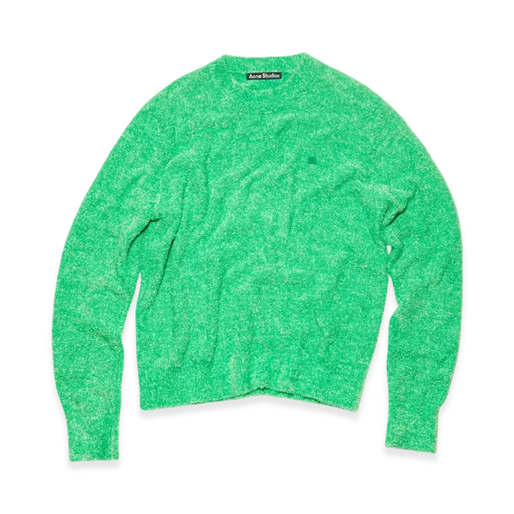 Acne Studios Crew Neck Knit Jumper "Bright Green"