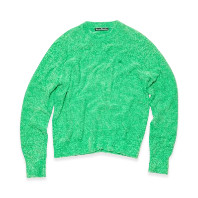 Acne Studios Crew Neck Knit Jumper "Bright Green"