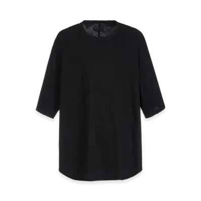 S'YTE Soft Jersey Back Center Stitch Oversized Raglan Sleeve T-Shirt "Black"