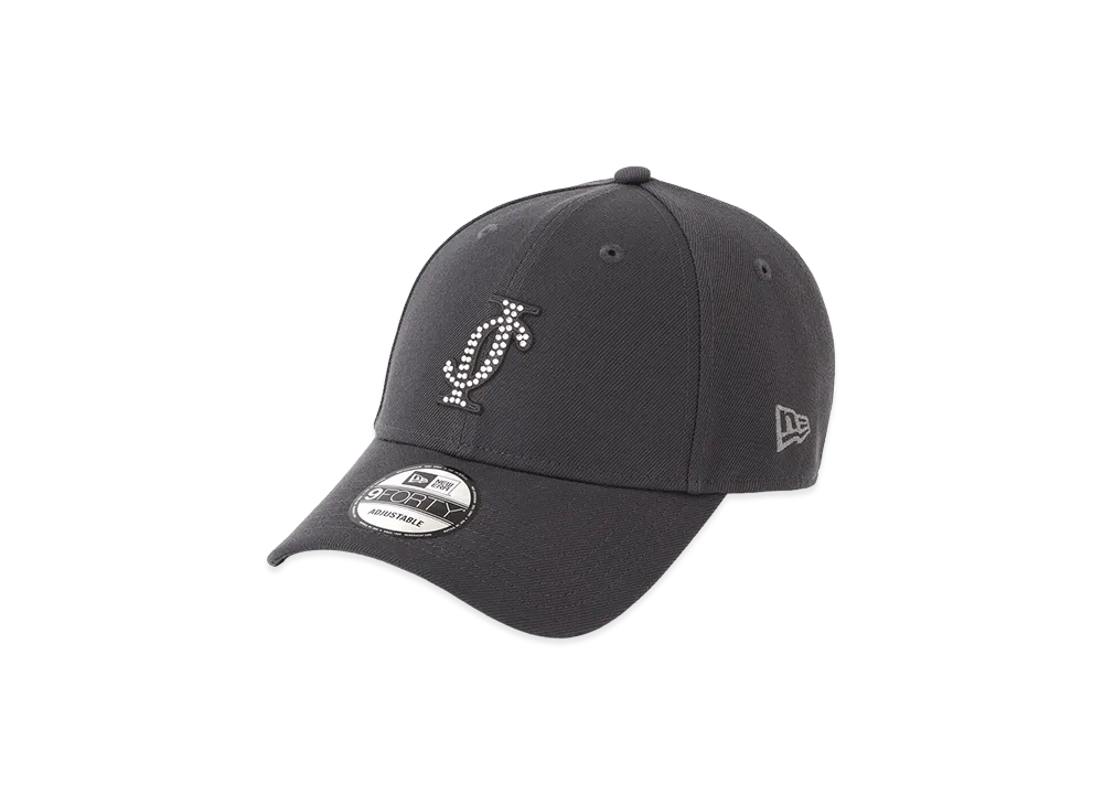 NEW ERA x JILL by JILL STUART Rhinestone Cap "Gray"