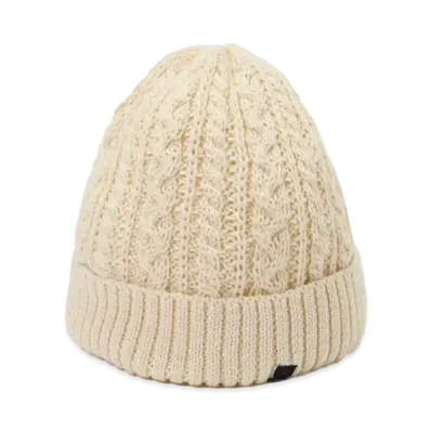 DAIWA PIER39 Tech Cable Watch Cap "Off White"