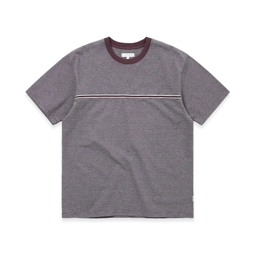 thisisneverthat Micro Striped Tee "Wine"