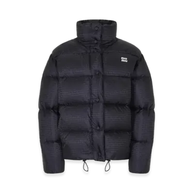 MIU MIU Women's Nylon Down Jacket "Black"