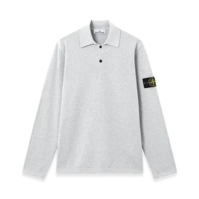Stone Island 5100024 Micro Stitch Soft Organic Cotton "Pearl Grey Melange"