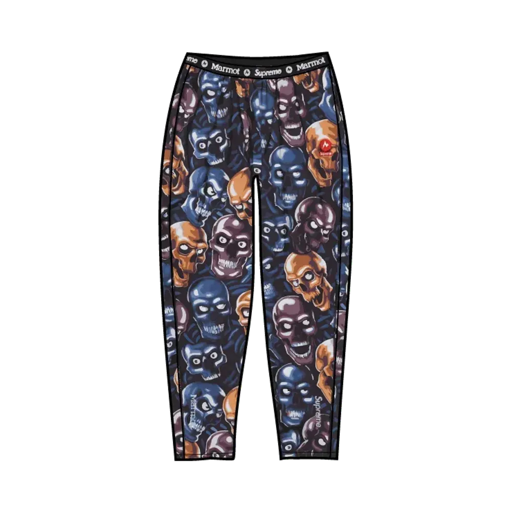 Supreme x Marmot Base Layer Pant "Skull Pile"