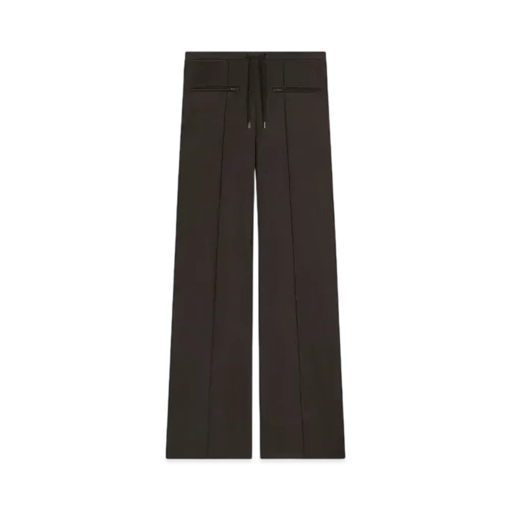 Courreges Tracksuit Interlock Baggy Pants "Mud Brown"