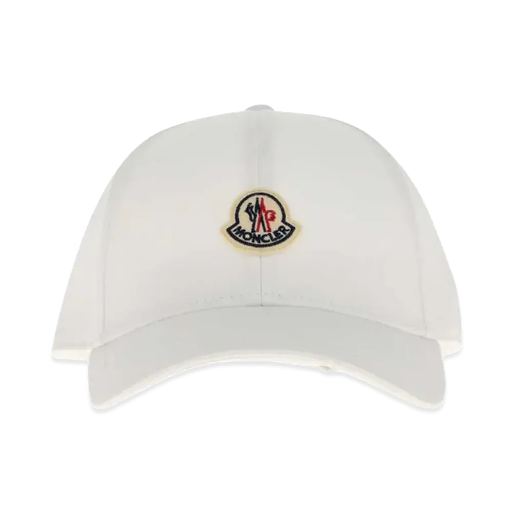 MONCLER Cotton Baseball Cap "White"