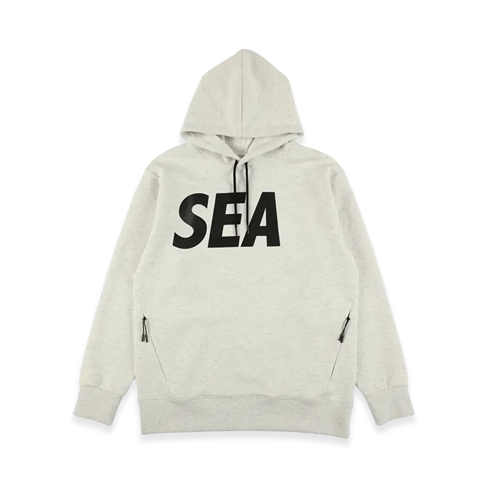 WIND AND SEA WDS-SIG Tech Fleece Hooded shirt "Ash"
