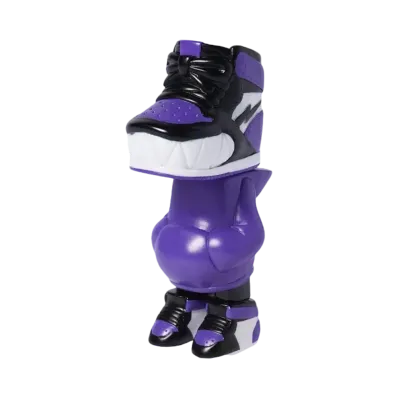 TOKYOGUNS Soft Vinyl Toy "Sneakerheadz AJ" AWATSU MAI Select Color "BLACK & PURPLE"