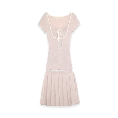 ANDMARY Women's Gigi Pleats Set Up "Beige"