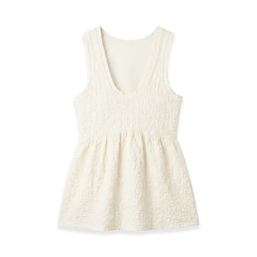 Jil Sander Women's Balloon Tank Top "White"