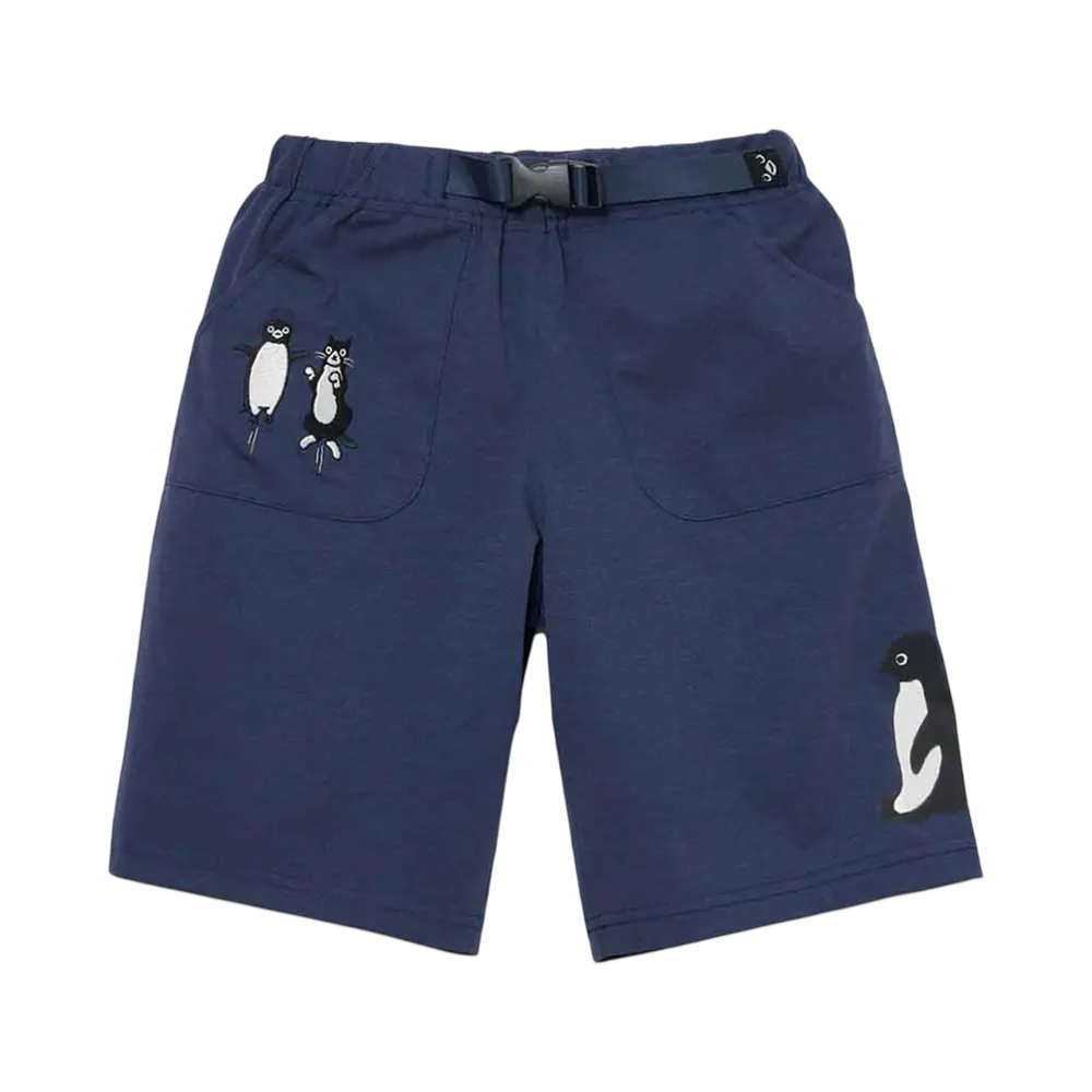 graniph x Chiharu Sakazaki Waiting For News Kids Dry Shorts "Dark Blue"
