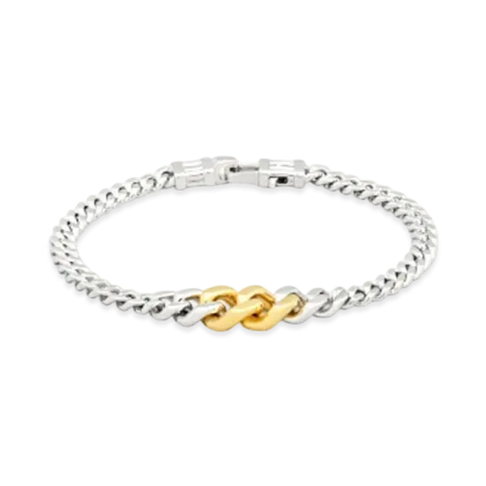 TOMWOOD Dean Bracelet Duo "Silver/Gold"