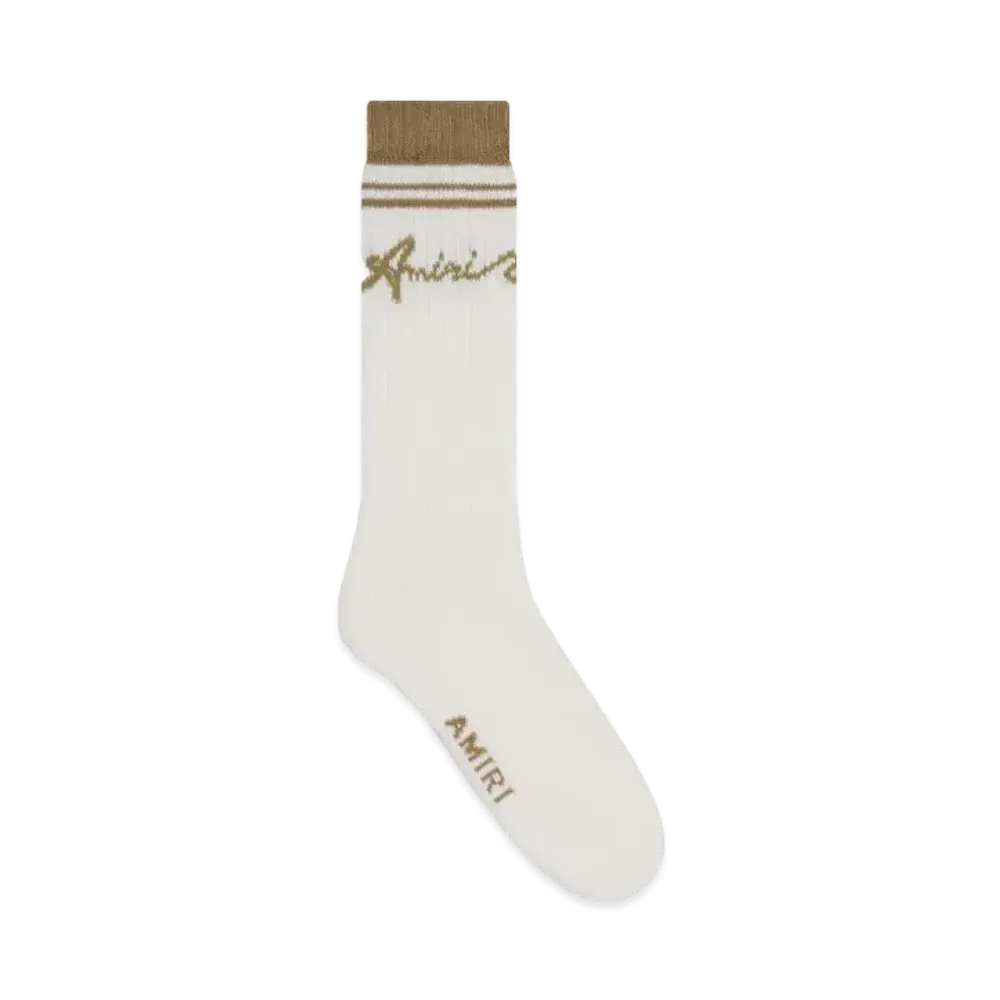 AMIRI Wave Socks "Toasted Coconut"