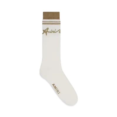 AMIRI Wave Socks "Toasted Coconut"