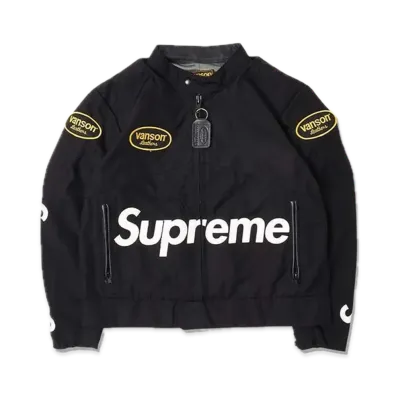 Supreme x Vanson Leathers Cordura Jacket "Black"