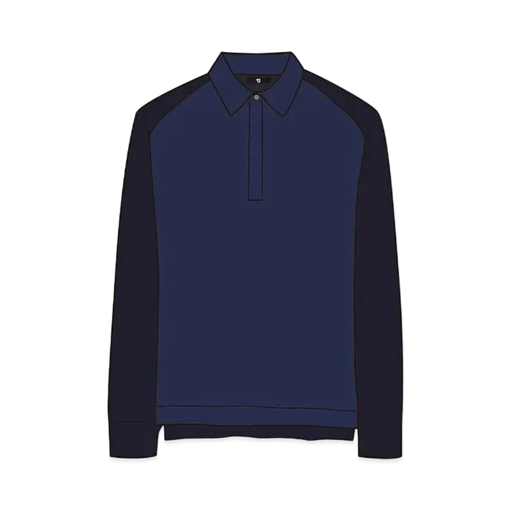 UNIQLO +J Merino Blend Knit Polo Shirt 447743 "Blue"