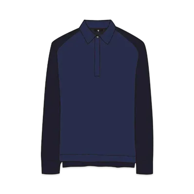 UNIQLO +J Merino Blend Knit Polo Shirt 447743 "Blue"