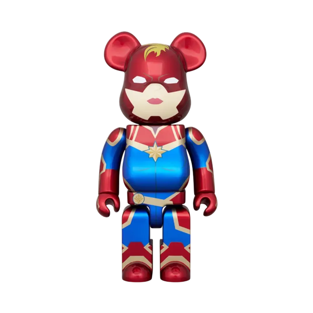 MEDICOM TOY "BEARBRICK" Captain Marvel 400%