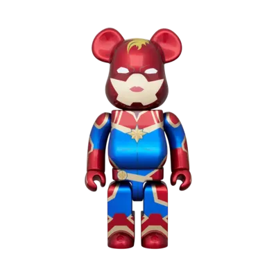MEDICOM TOY "BEARBRICK" Captain Marvel 400%