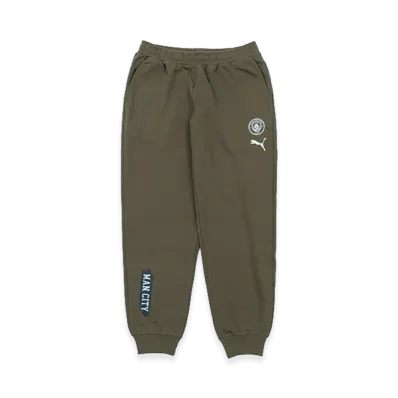 PUMA Manchester City Football Archive Sweatpants "Green Moss"