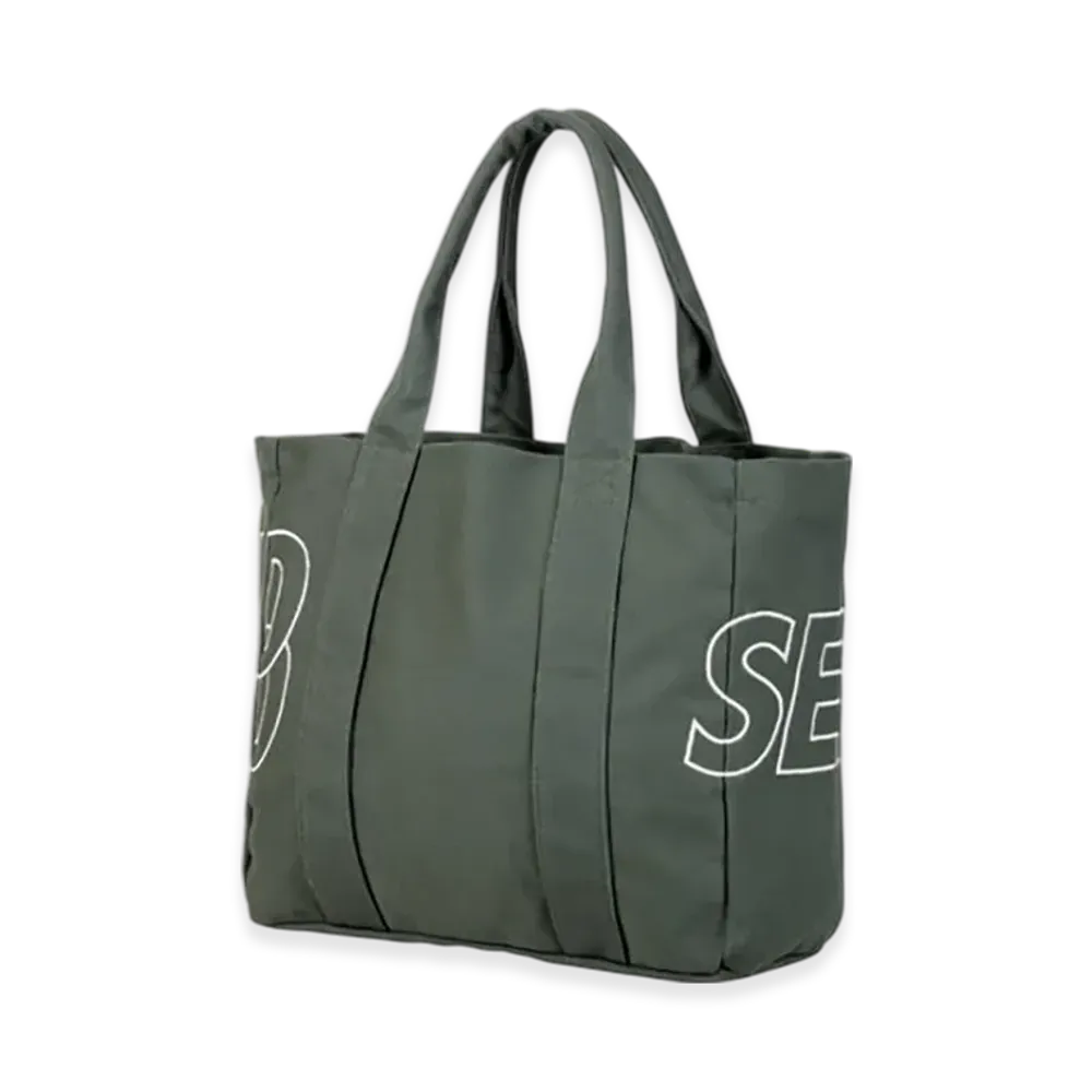 WIND AND SEA Mulch Pocket Tote Bag "Khaki"