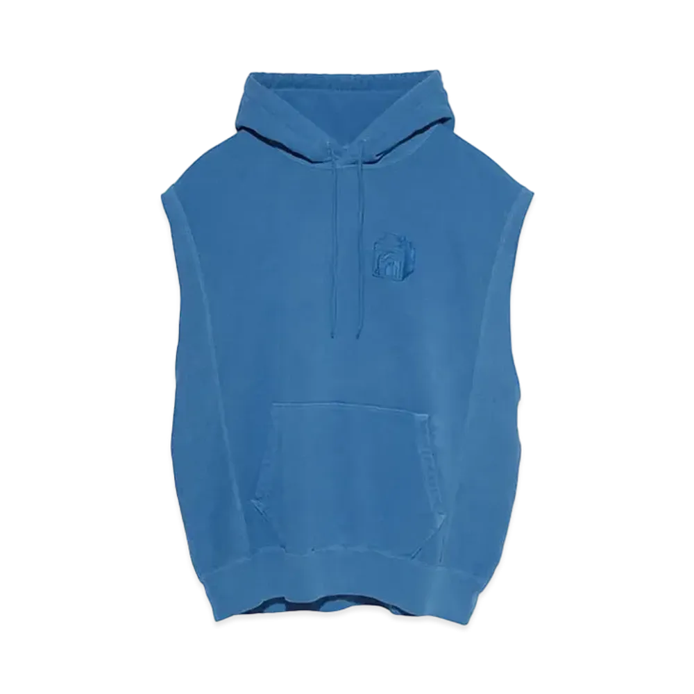 Cav Empt (C.E) SLEEVELESS HOODY "Blue"