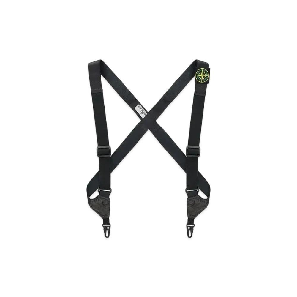 Stone Island 96070 MUSSOLA GOMMATA CANVAS "Black"