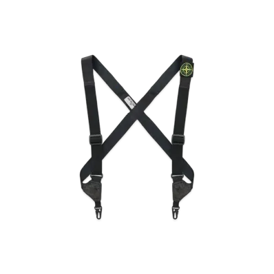 Stone Island 96070 MUSSOLA GOMMATA CANVAS "Black"