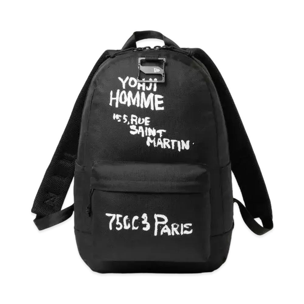 NEW ERA x Yohji Yamamoto Pour Homme FW22 Light Pack 27L Hand Paint Logo "Black"