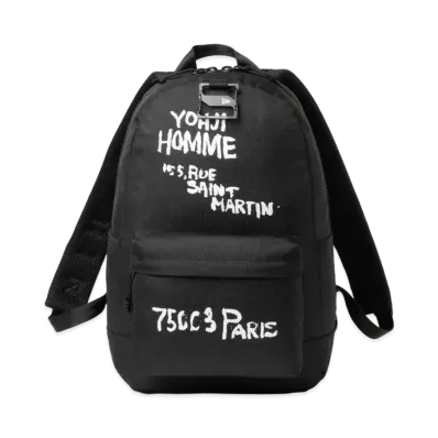 NEW ERA x Yohji Yamamoto Pour Homme FW22 Light Pack 27L Hand Paint Logo "Black"