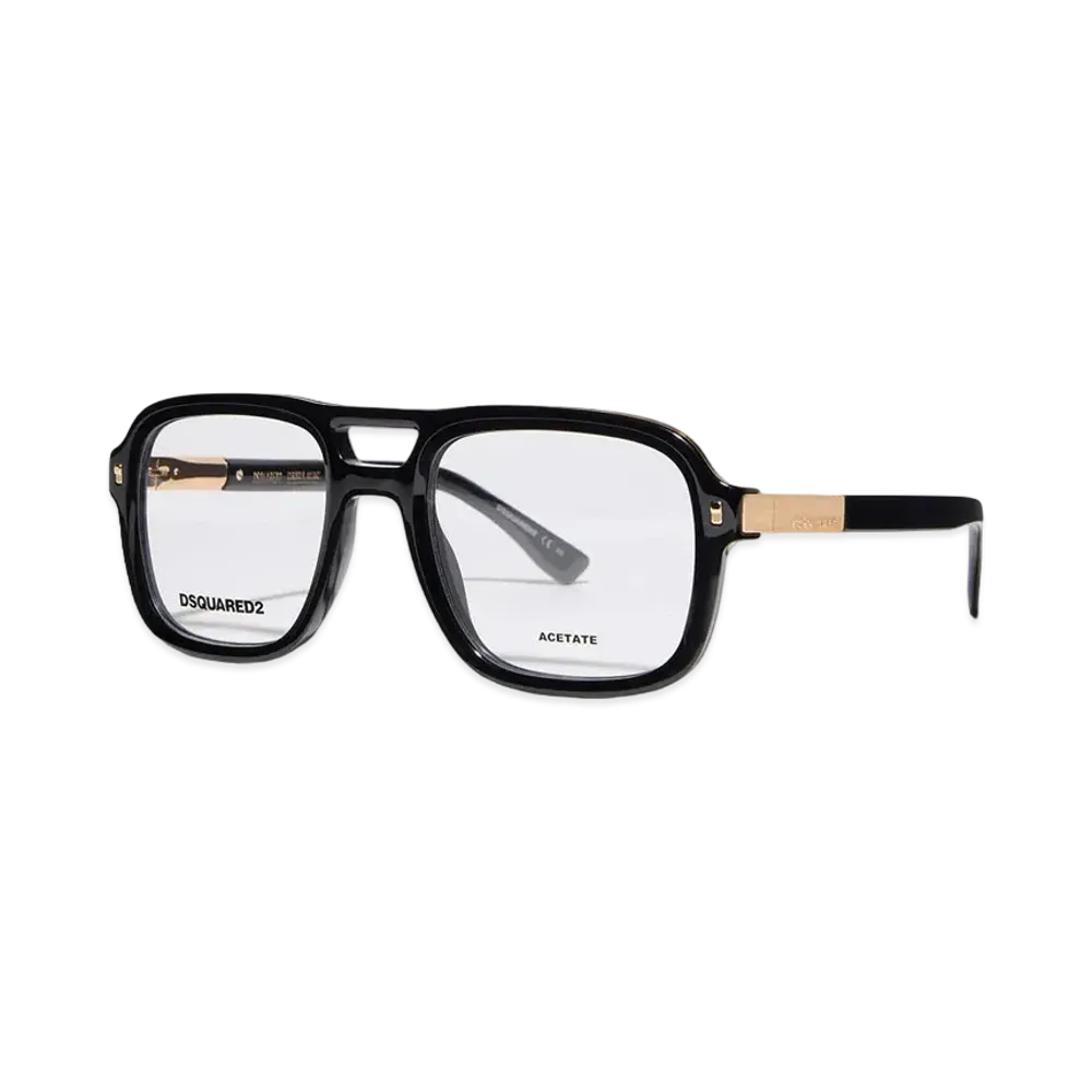 Dsquared2 Hype Black Gold Optical Glasses #1 "Black"