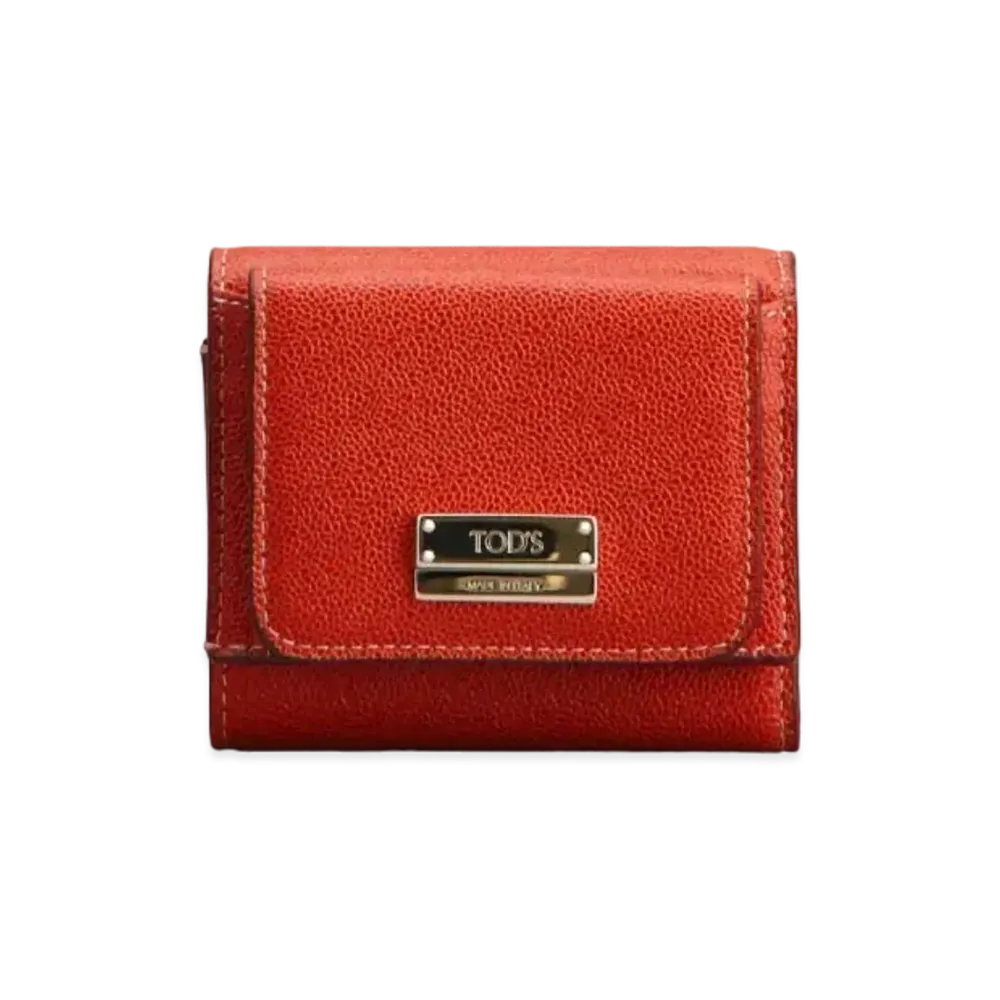 TOD'S Enb Tri Fold Micro "Orange"