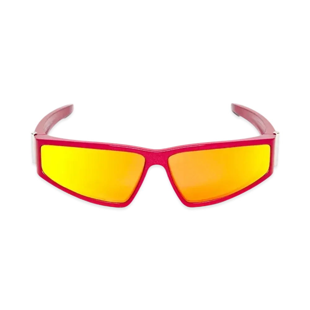 Alexander McQUEEN Y2K Sunglasses "Red/Orange"