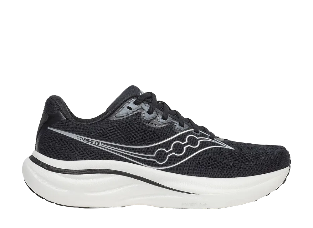 Saucony Ride 19 "Black/Silver"