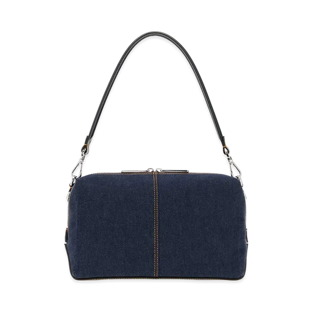 FENDI Denim Medium Lui Shoulder Bag "Blue"