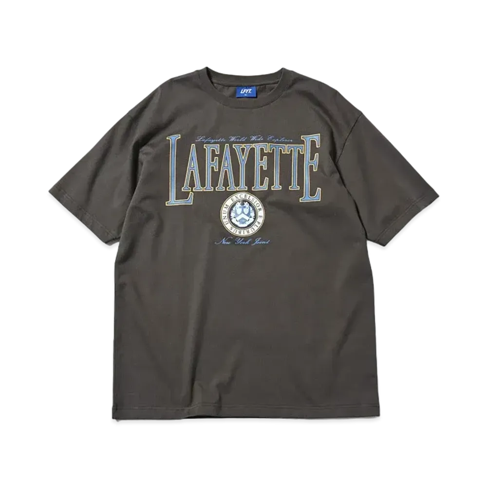 Lafayette LAFAYETTE COAT OF ARMS TEE "CHARCOAL"