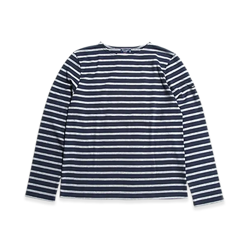SAINT JAMES Long Sleeve T-shirt Meridien "Marine Gris"