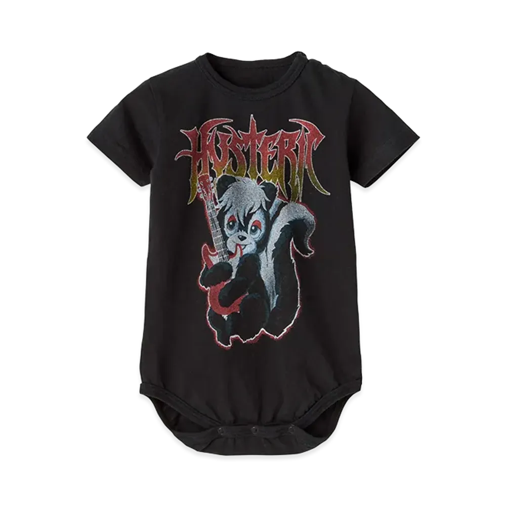 HYSTERIC GLAMOUR Kids HG Metal Skunk Romper "Black"