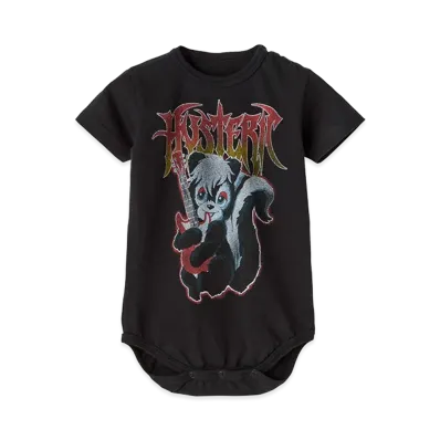 HYSTERIC GLAMOUR Kids HG Metal Skunk Romper "Black"