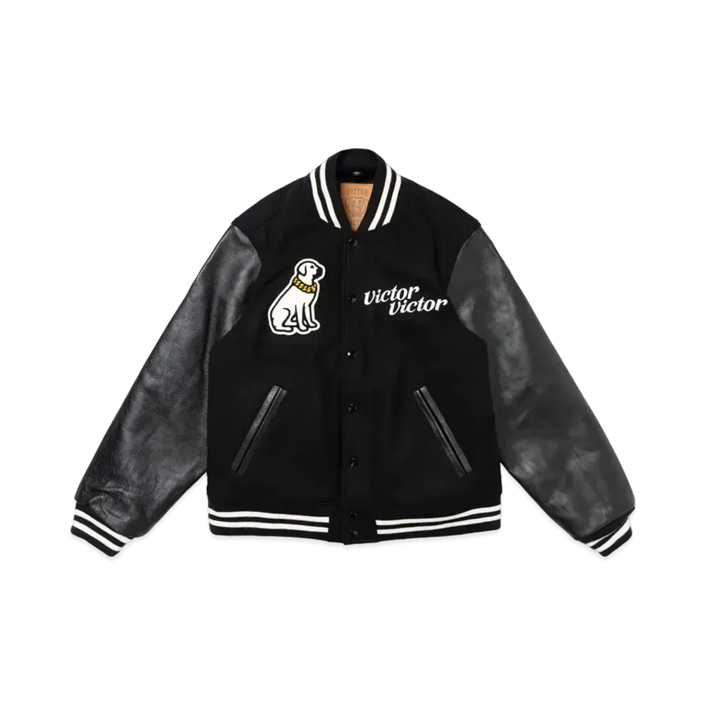 Victor Victor Worldwide Varsity Jacket "Black"