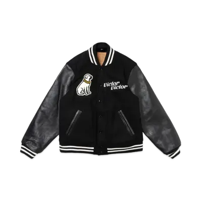 Victor Victor Worldwide Varsity Jacket "Black"