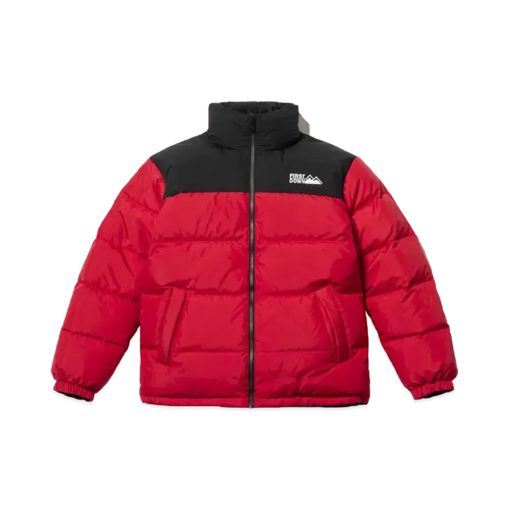 FIRST DOWN REVERSIBLE DOWN JACKET "Red/Black"